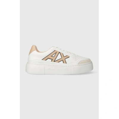 Sneakers boty Armani Exchange bílá barva, XDX147 XV830 K722