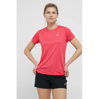 Běžecké tričko Asics růžová barva