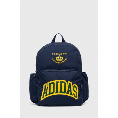 Batoh adidas Originals tmavomodrá barva, velký, s potiskem, IU0020