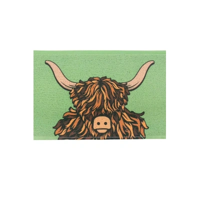 Rohož Artsy Doormats Highland Cow Door