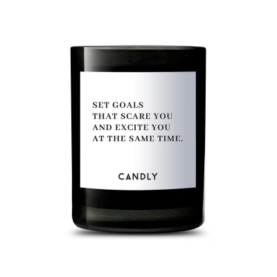 Candly - Vonná sójová svíčka Set goals that scare you and excite you at the same time 250 g