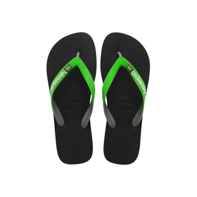 Žabky Havaianas BRASIL MIX pánské, zelená barva, 4123206.8075