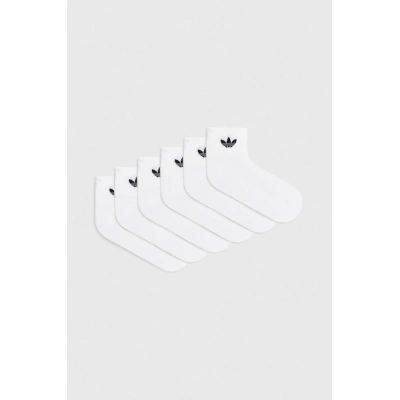 Ponožky adidas Originals 6-pack bílá barva, IJ5627