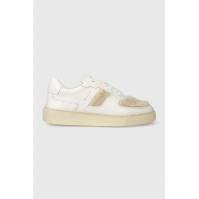 Kožené sneakers boty Gant Julice bílá barva, 27531308.G107