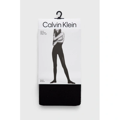 Punčochy Calvin Klein černá barva