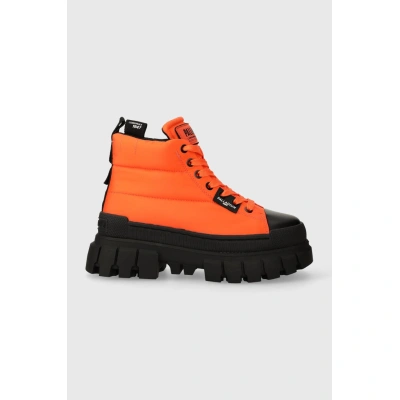 Kotníkové boty Palladium REVOLT BOOT OVERCUSH dámské, oranžová barva, 98863.835.M