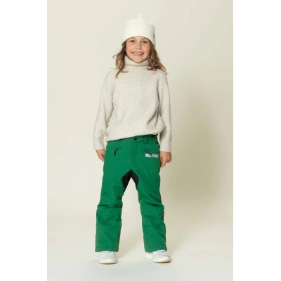 Dětské lyžařské kalhoty Gosoaky zelená barva