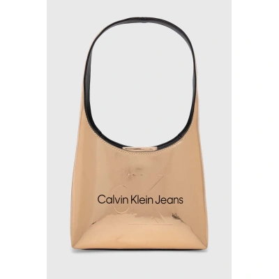 Kabelka Calvin Klein Jeans oranžová barva