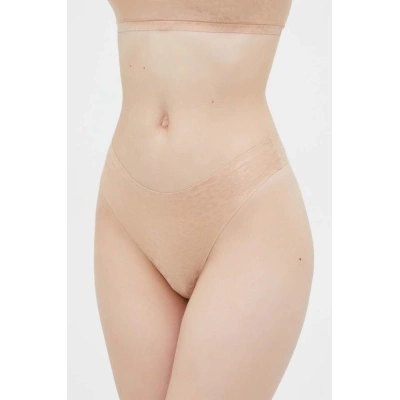 Tanga Chantelle SOFT STRETCH béžová barva