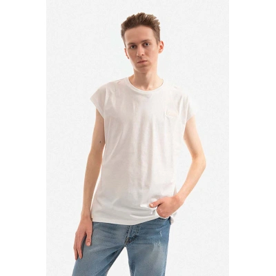 Bavlněné tričko Alpha Industries bílá barva, 118530.626-white