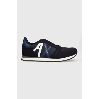 Sneakers boty Armani Exchange tmavomodrá barva, XUX017 XCC68 T155