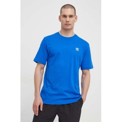 Bavlněné tričko adidas Originals Essential Tee s aplikací, IR9687