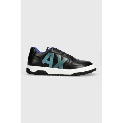 Sneakers boty Armani Exchange černá barva, XUX179 XV765 T698