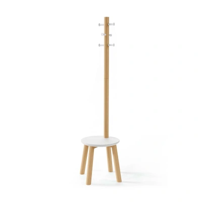 Věšák na svrchní oděvy Umbra Pillar Stool and Coat Rack