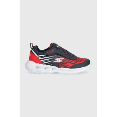 Dětské sneakers boty Skechers MAGNA-LIGHTS MAVER tmavomodrá barva