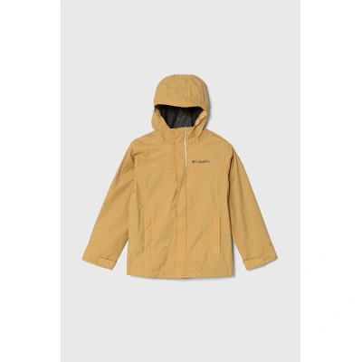 Dětská bunda Columbia Watertight Jacket žlutá barva