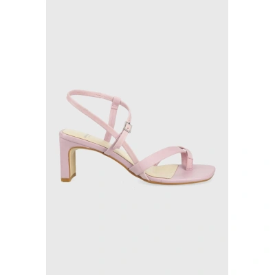 Kožené sandály Vagabond Shoemakers Luisa růžová barva