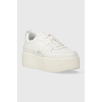 Kožené sneakers boty Inuikii Colette Low bílá barva, 30102-800