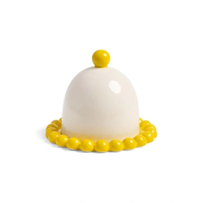 Miska na máslo &k amsterdam Butter Dish Perle Yellow