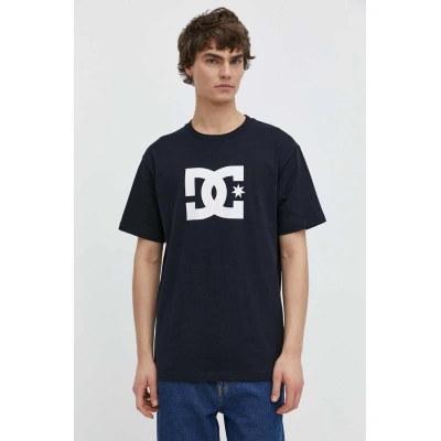 Bavlněné tričko DC Star tmavomodrá barva, s potiskem, ADYZT05373