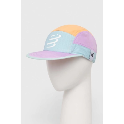 Kšiltovka Compressport 5 Panel Light Cap tyrkysová barva, vzorovaná, CU00097B