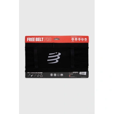 Běžecký pás Compressport Free Belt Pro černá barva, CU00011B