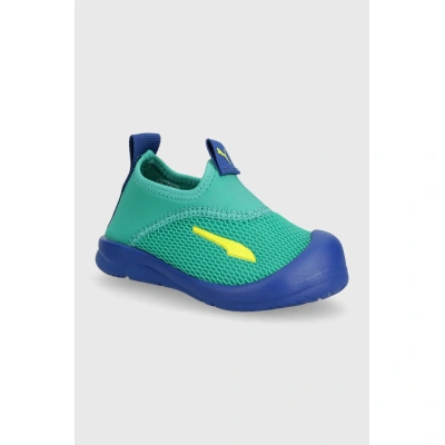 Dětské sneakers boty Puma Aquacat Shield Inf zelená barva