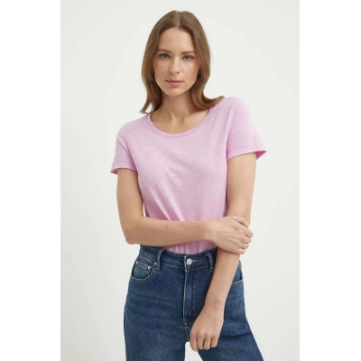 Tričko Sisley růžová barva