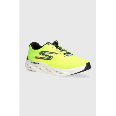 Běžecké boty Skechers GO RUN Swirl Tech Speed zelená barva