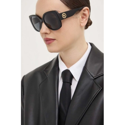 Sluneční brýle Versace 0VE4387 dámské, černá barva