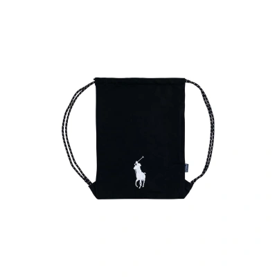 Dětský batoh Polo Ralph Lauren černá barva, hladký