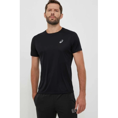 Běžecké tričko Asics Core černá barva