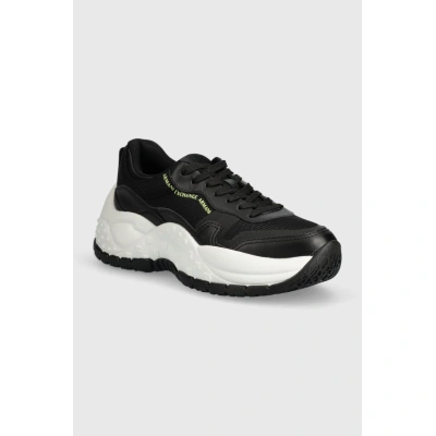 Sneakers boty Armani Exchange černá barva, XDX158 XV839 00002