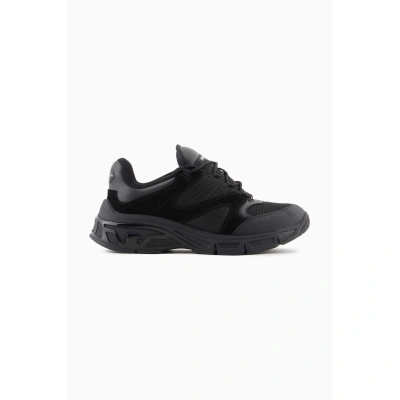 Sneakers boty Emporio Armani černá barva, X4X652 XR078 R926
