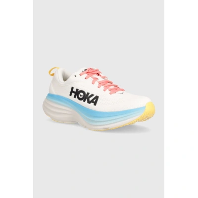 Běžecké boty Hoka Bondi 8 béžová barva, 1127952