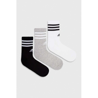 Ponožky adidas 3-pack bílá barva, IC1323