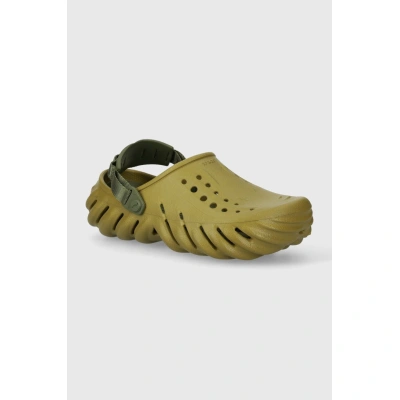 Pantofle Crocs X - (Echo) Clog pánské, zelená barva, 207937