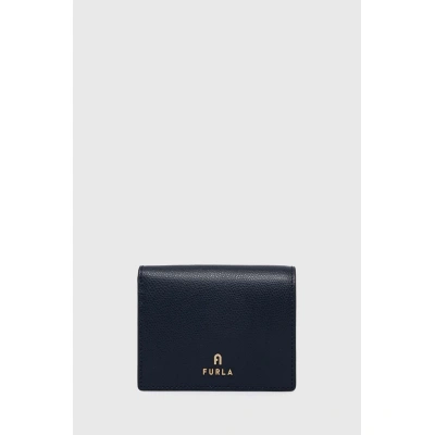Kožená peněženka Furla tmavomodrá barva, WP00304.ARE000.2717S
