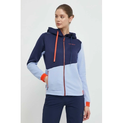 Sportovní mikina LA Sportiva Method Hoody tmavomodrá barva, s kapucí, O89645643