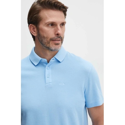 Bavlněné polo tričko Armani Exchange 3DZFAB ZJXUZ