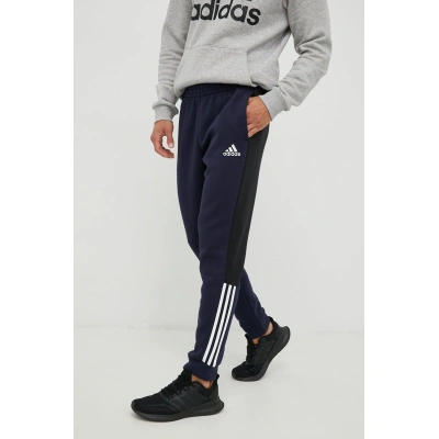 Tepláky adidas pánské, černá barva, s aplikací