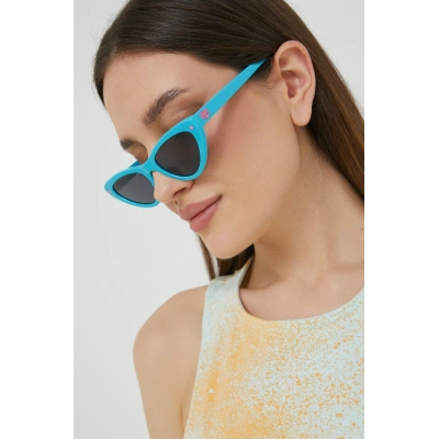 Sluneční brýle Chiara Ferragni dámské, tyrkysová barva