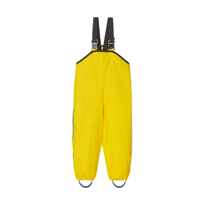 Dětské kalhoty do deště Reima žlutá barva