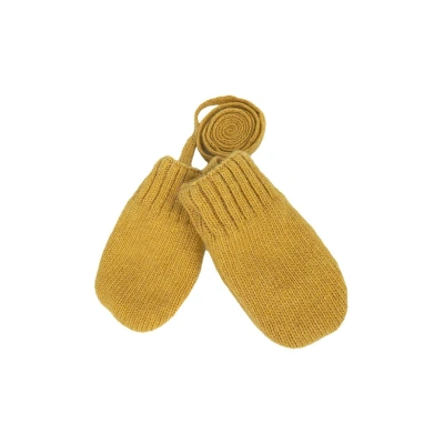Dětské rukavice Jamiks žlutá barva