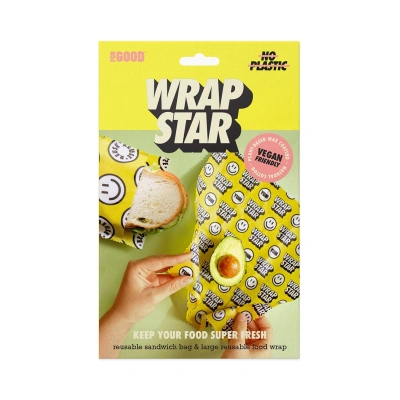 Luckies of London opakovaně použitelný sendvičový sáček a obal Wrap Star