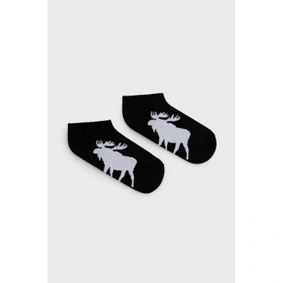 Dětské ponožky Abercrombie & Fitch (5-pak) černá barva
