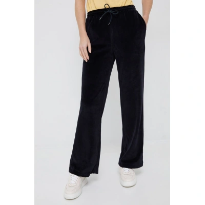 Kalhoty PS Paul Smith dámské, černá barva, jednoduché, high waist