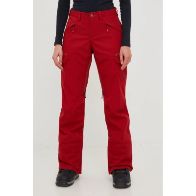 Kalhoty Burton Gloria červená barva