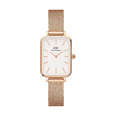 Hodinky Daniel Wellington Quadro Pressed růžová barva