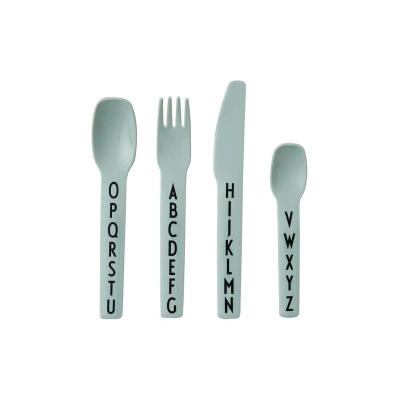 Sada dětských příborů Design Letters Kids cutlery 4-pack